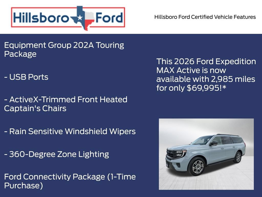 Certified 2026 Ford Expedition Max Active AWD/4WD image 17