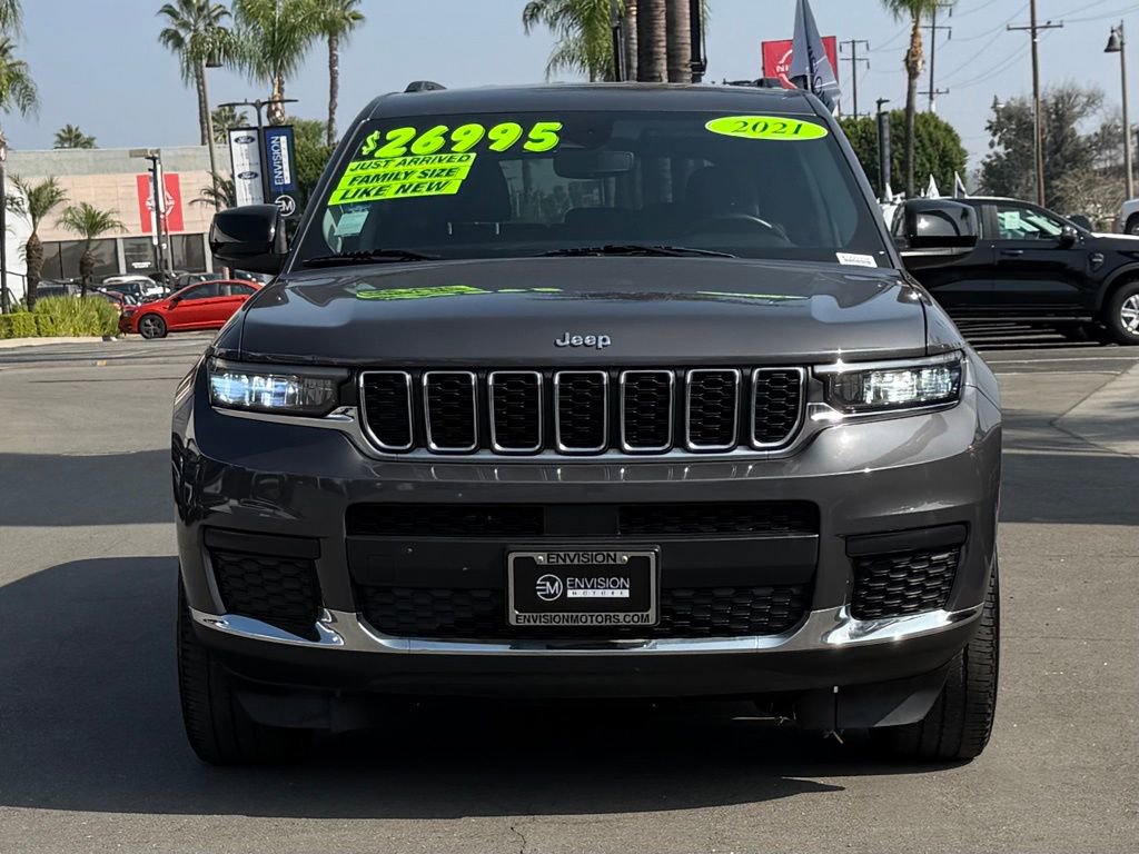 Used 2021 Jeep Grand Cherokee L Laredo w/ Luxury Tech Group I image 3