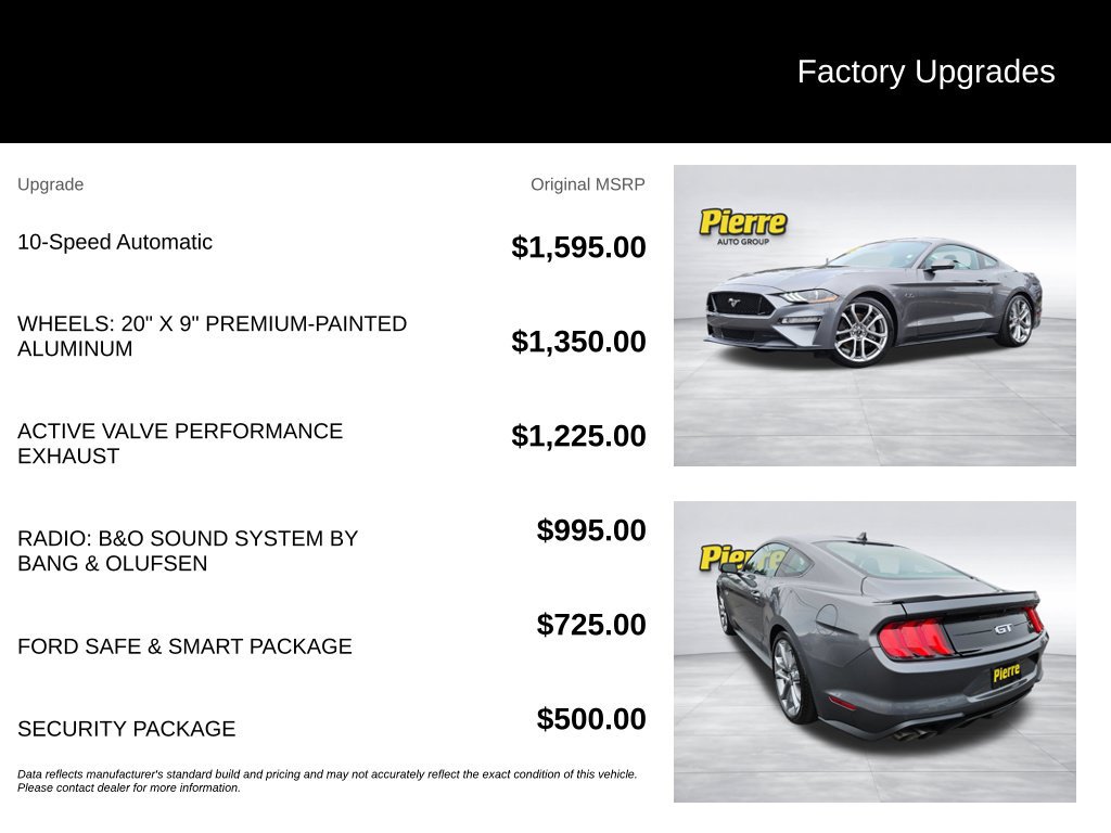 Certified 2022 Ford Mustang GT Premium w/ Ford Safe & Smart Package RWD image 13
