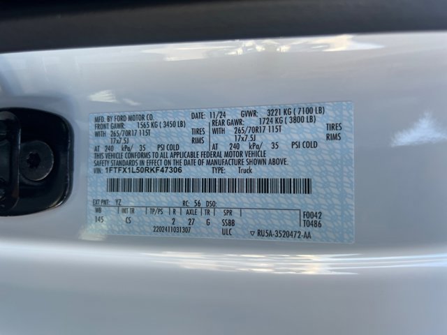 Certified 2024 Ford F150 XL w/ Equipment Group 103A High image 30