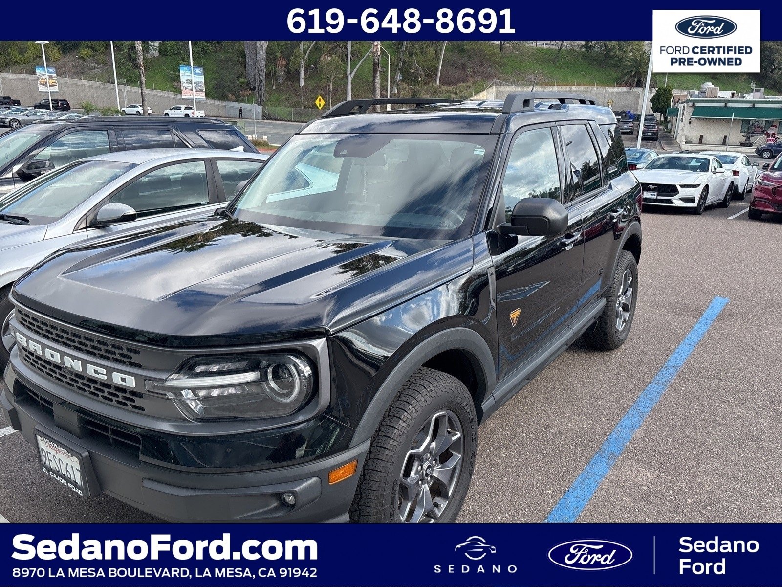 Certified 2023 Ford Bronco Sport Badlands w/ Premium Package