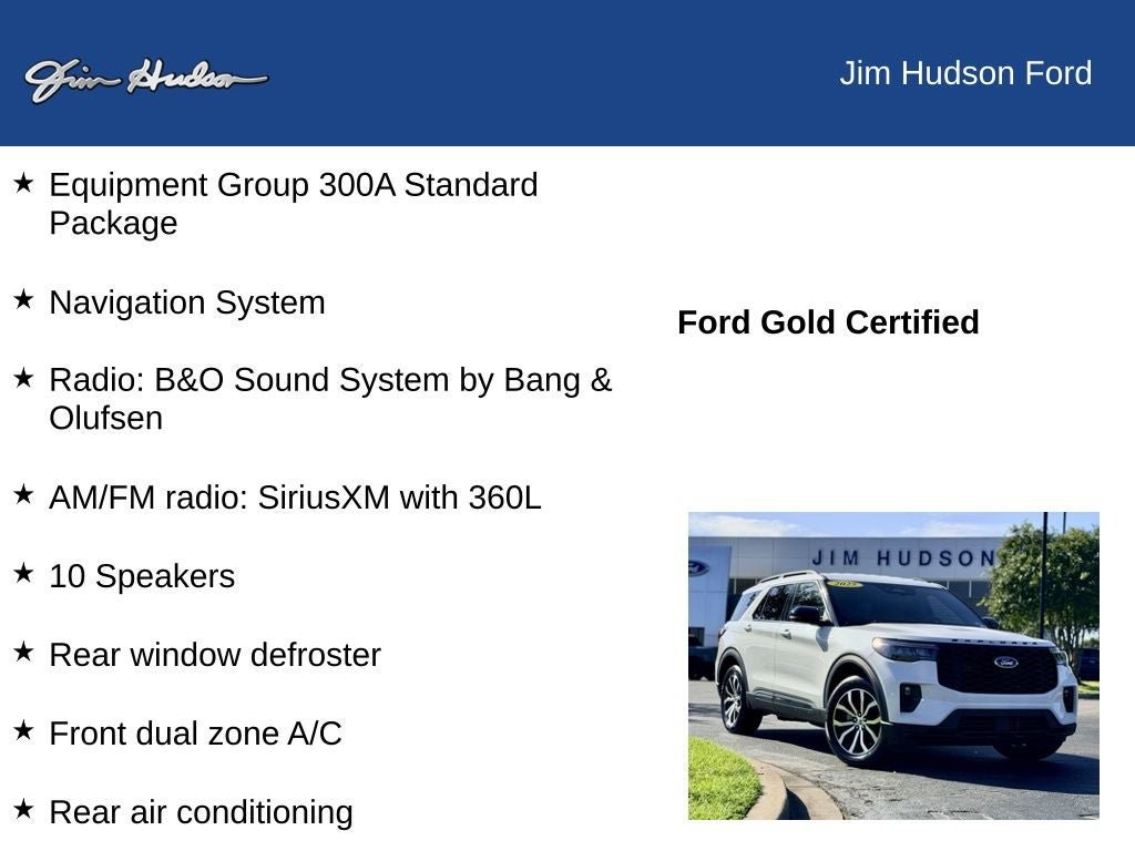 Certified 2025 Ford Explorer ST-Line AWD/4WD image 12