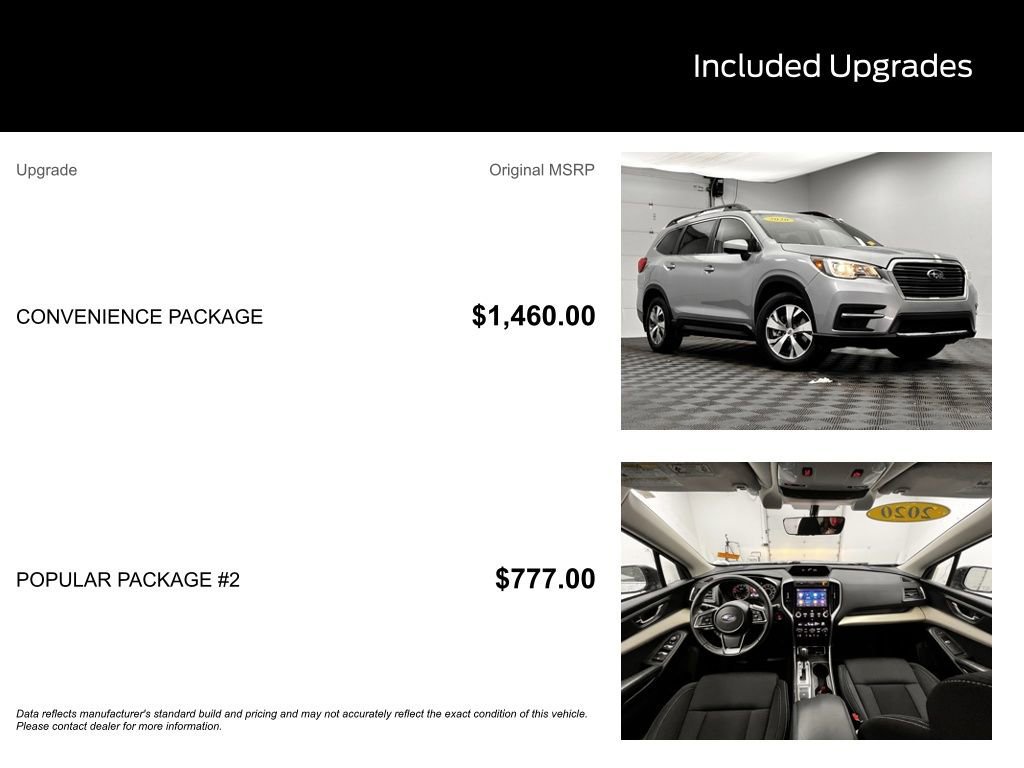 Used 2020 Subaru Ascent Premium w/ Convenience Package image 10