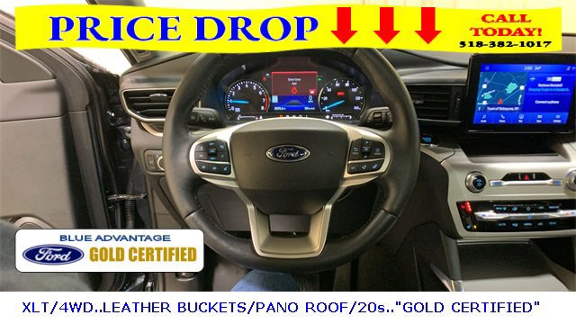Certified 2022 Ford Explorer XLT w/ Equipment Group 202A image 38