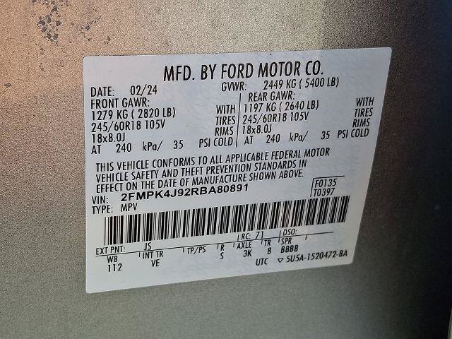Certified 2024 Ford Edge SEL AWD/4WD image 26