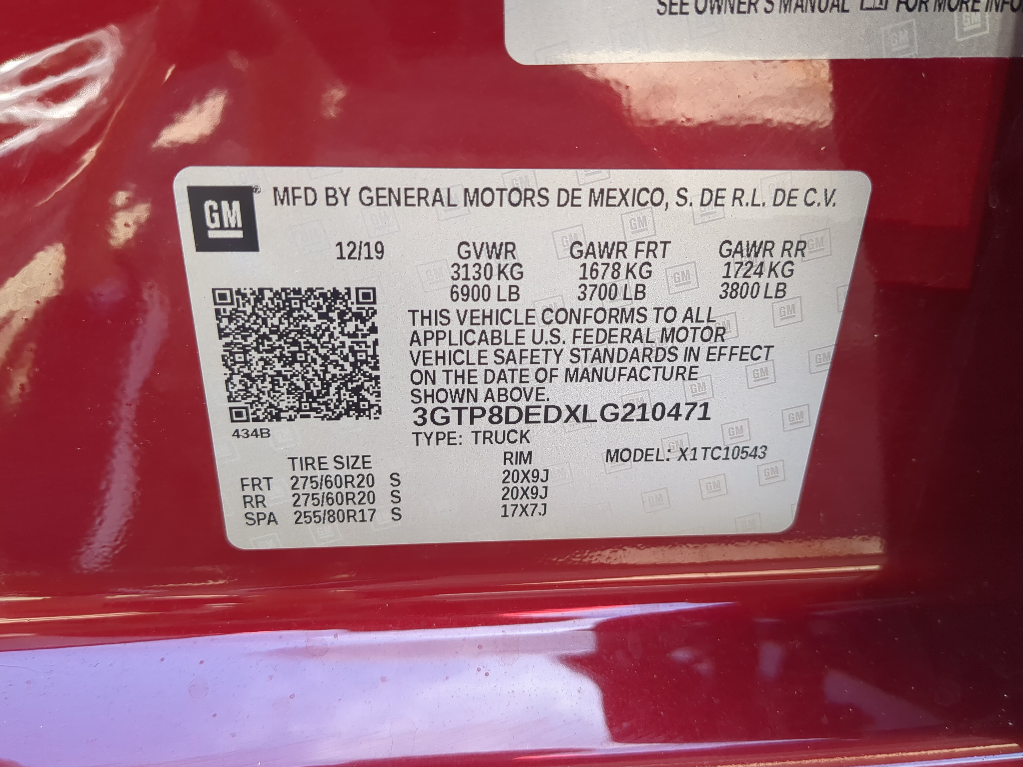 Used 2020 GMC Sierra 1500 SLT RWD image 27