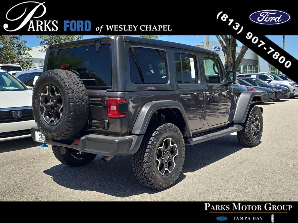Used 2021 Jeep Wrangler Unlimited Rubicon 4xe image 4
