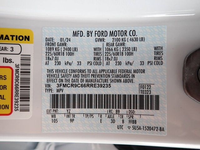 Certified 2024 Ford Bronco Sport Outer Banks image 16