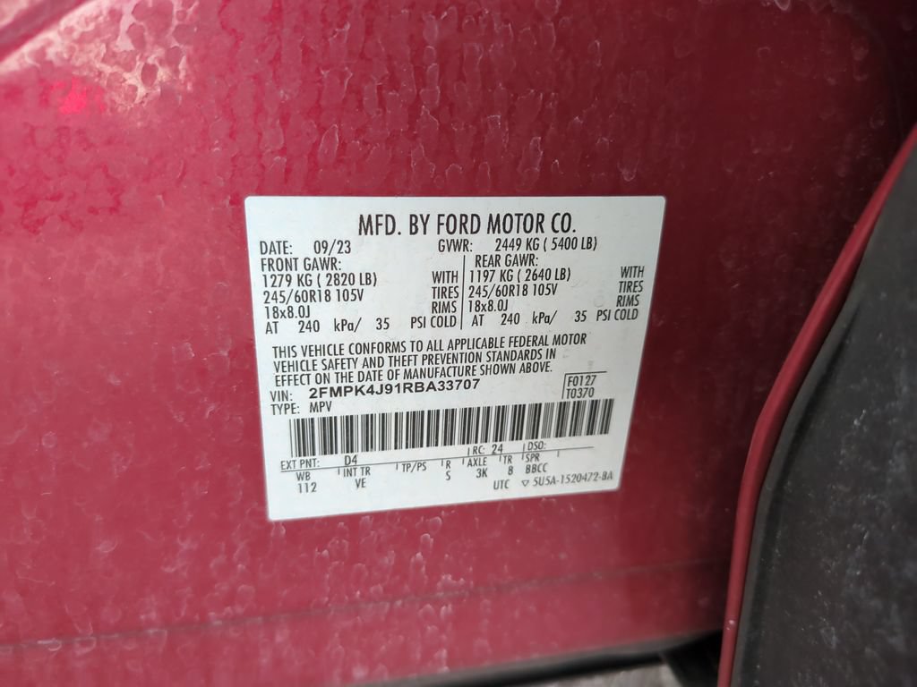 Certified 2024 Ford Edge SEL w/ Convenience Package AWD/4WD image 39