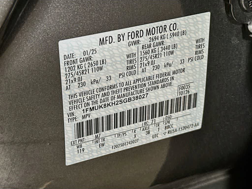 Certified 2025 Ford Explorer ST-Line w/ ST-Line Street Pack AWD/4WD image 22