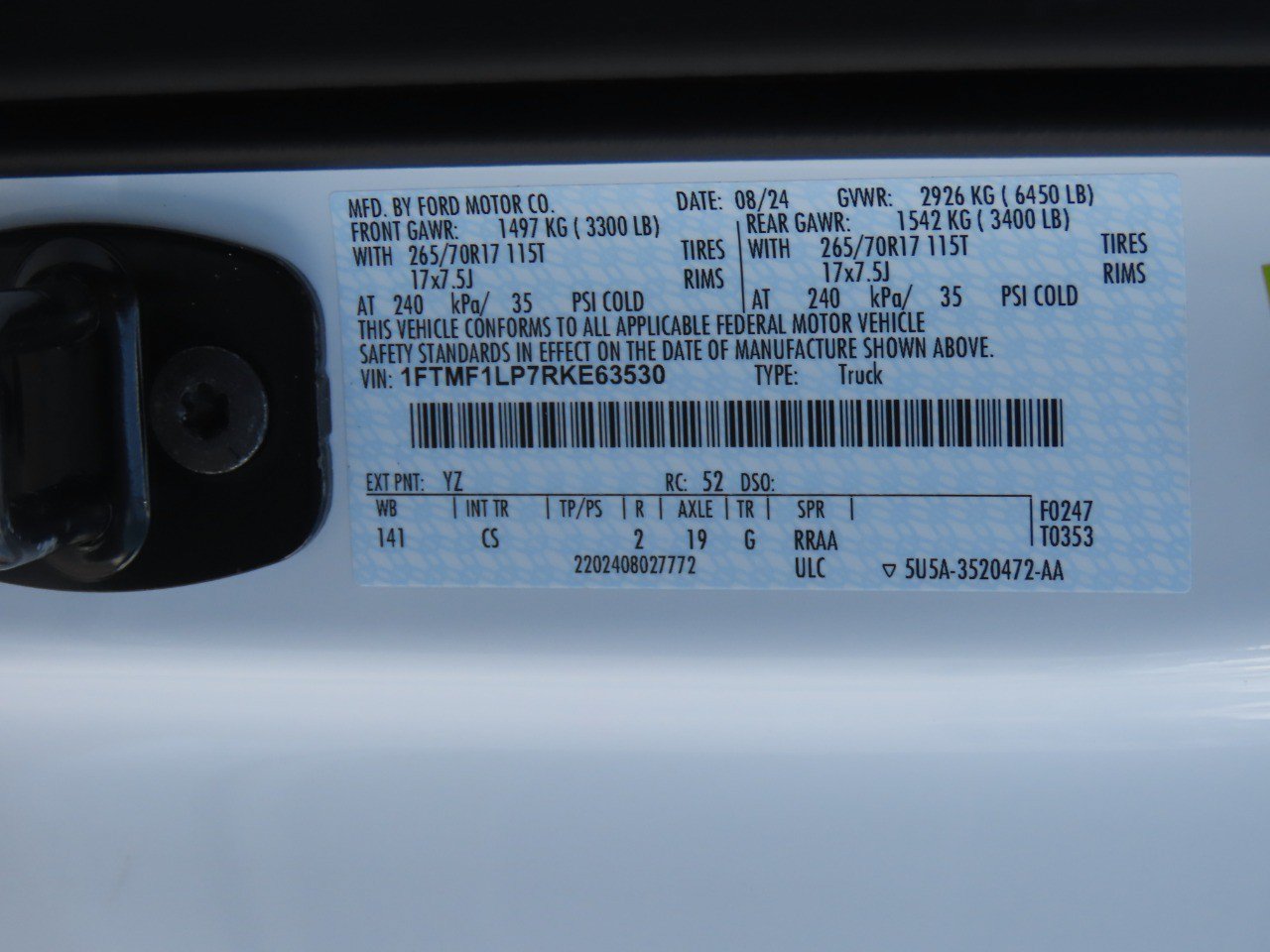 Certified 2024 Ford F150 XL AWD/4WD image 25