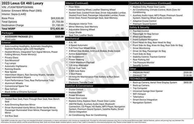 Used 2023 Lexus GX 460 Luxury w/ Accessory Package image 20
