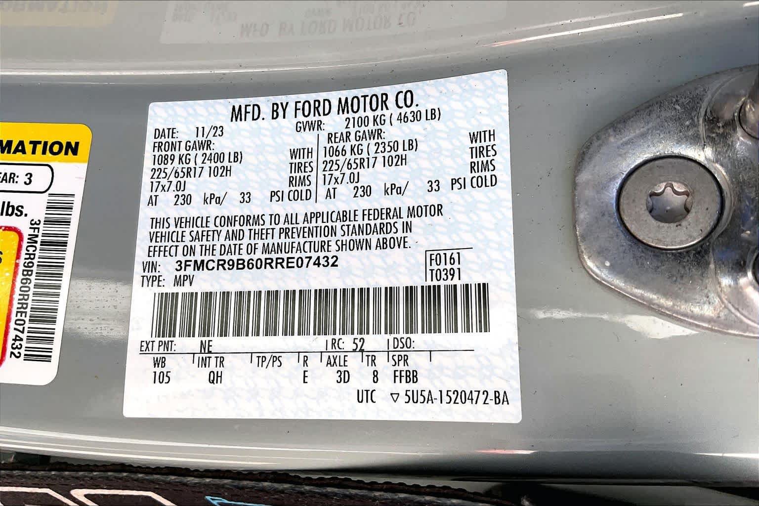 Certified 2024 Ford Bronco Sport Big Bend AWD/4WD image 33
