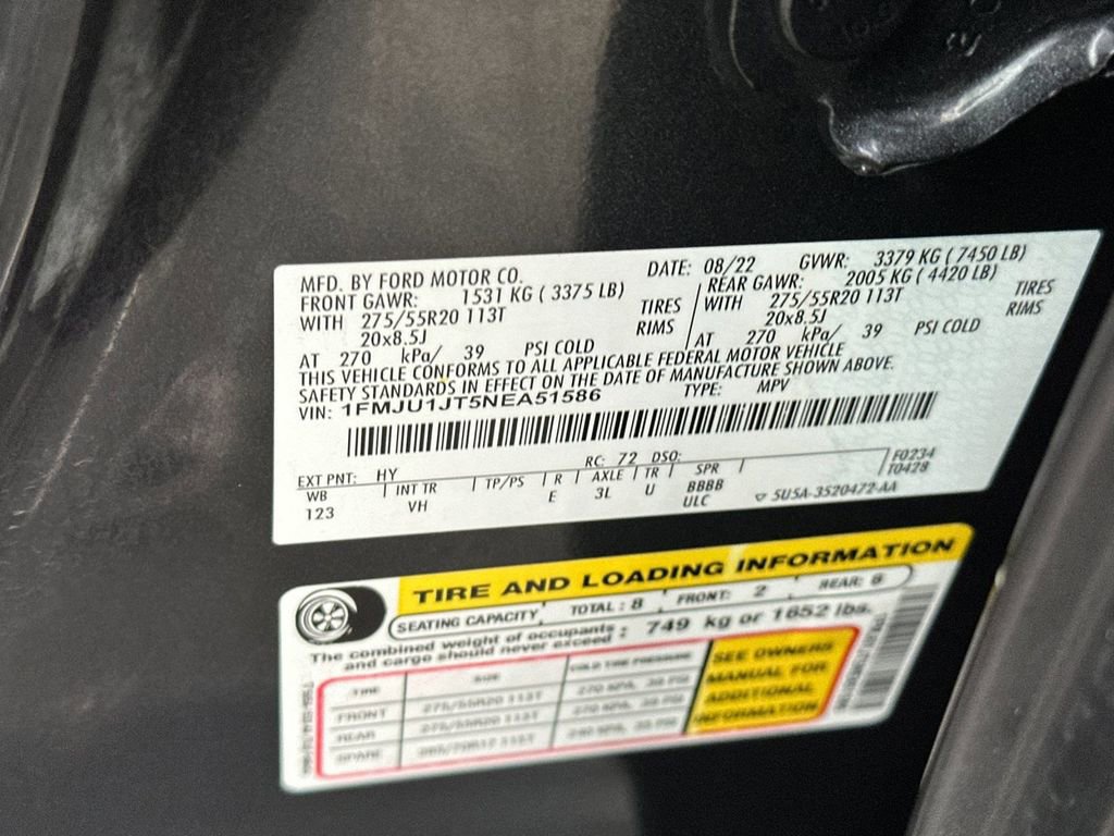 Certified 2022 Ford Expedition XLT image 29