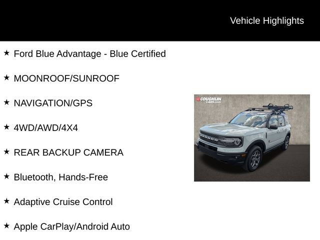 Certified 2021 Ford Bronco Sport Badlands w/ Badlands Package AWD/4WD image 2