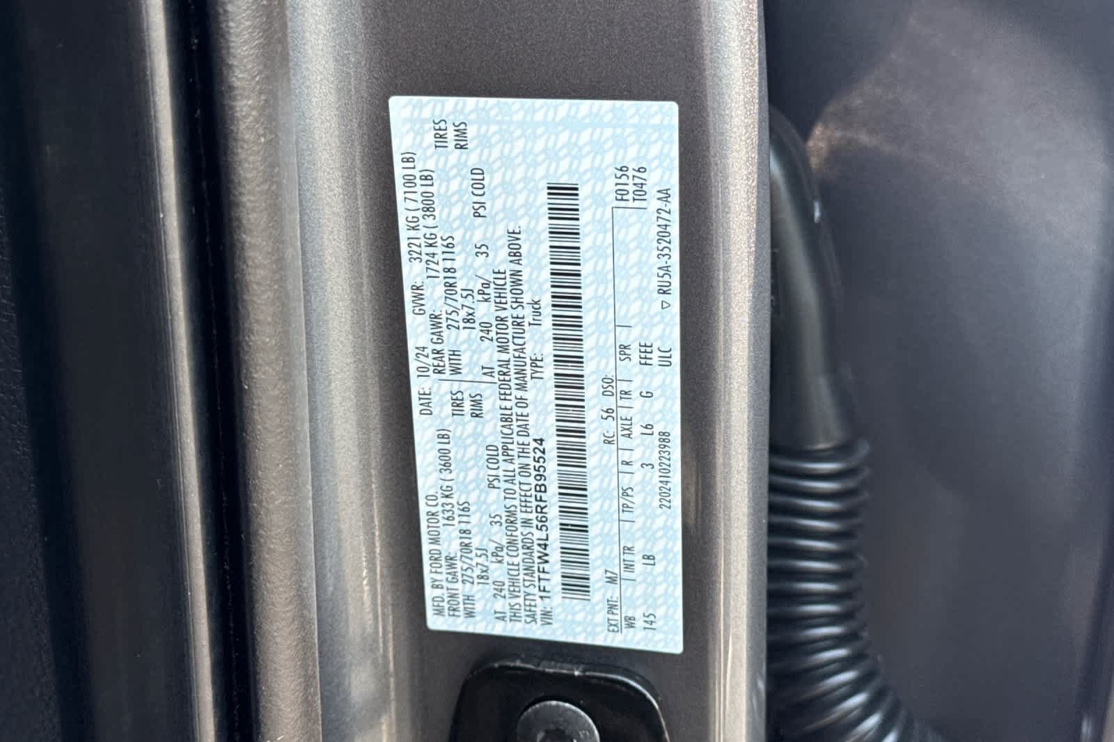Certified 2024 Ford F150 Tremor w/ Tow/Haul Package AWD/4WD image 29