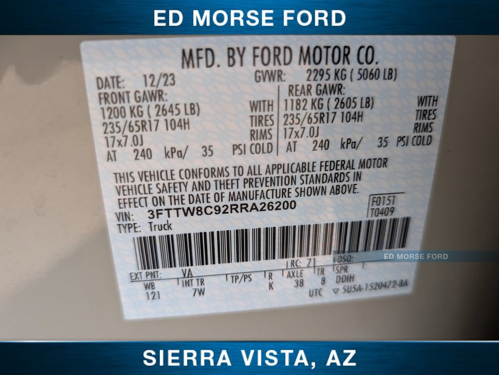 Certified 2024 Ford Maverick Tremor w/ Tremor Off-Road Package AWD/4WD image 20