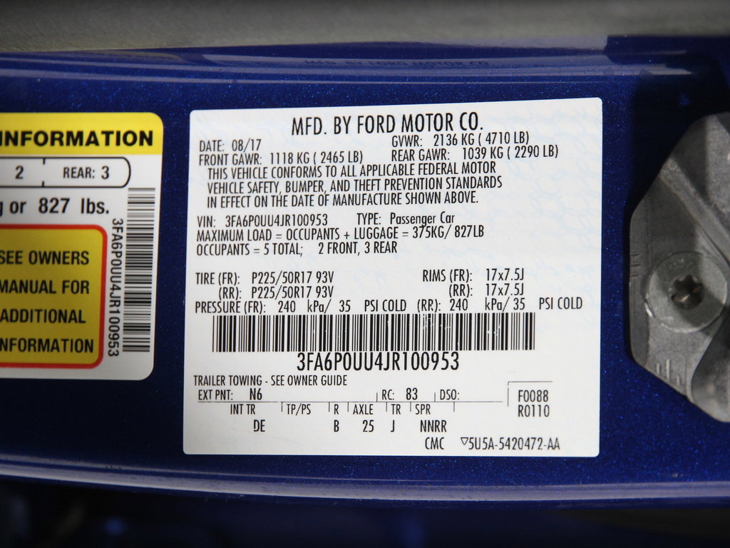 Certified 2018 Ford Fusion S image 21