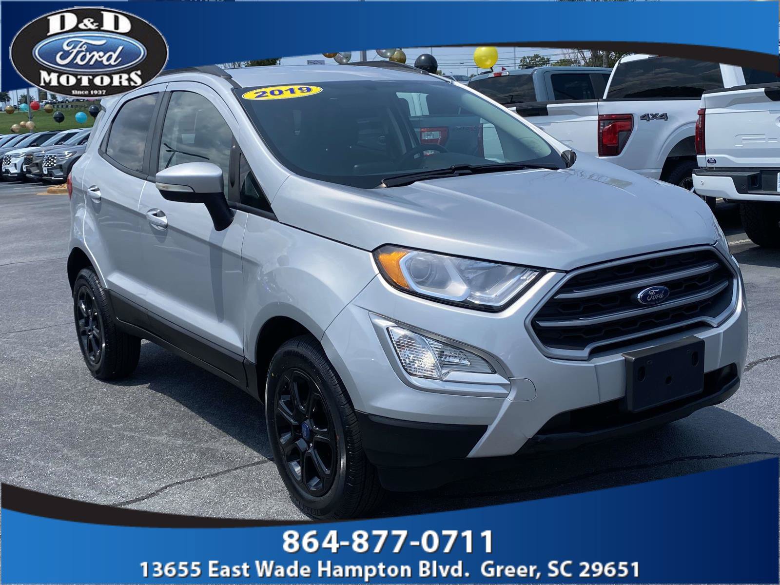 Certified 2019 Ford EcoSport SE AWD/4WD image 1