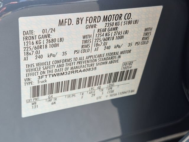 Certified 2024 Ford Maverick Lariat FWD image 23