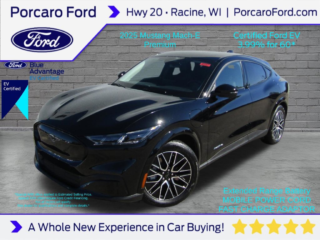 Certified 2025 Ford Mustang Mach-E Premium AWD/4WD 360° Tour