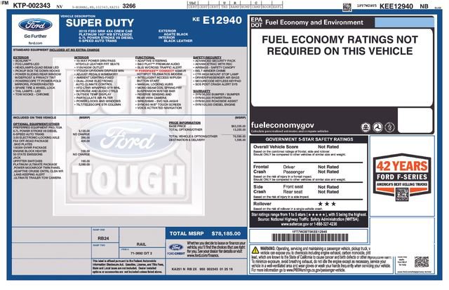 Certified 2019 Ford F250 Platinum w/ Platinum Ultimate Package AWD/4WD image 24