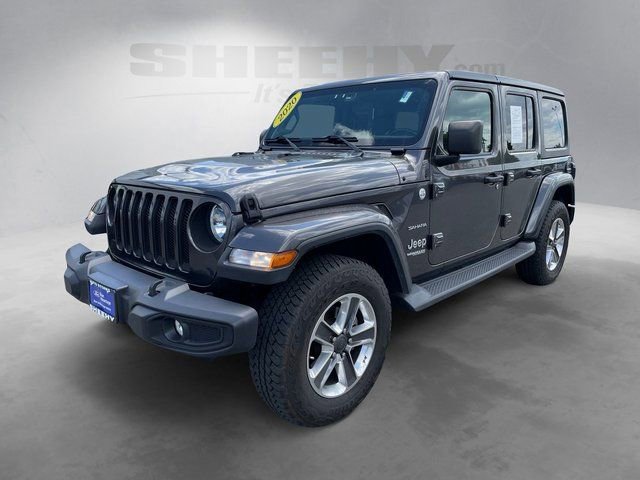 Used 2020 Jeep Wrangler Unlimited Sahara w/ Cold Weather Group AWD/4WD image 16