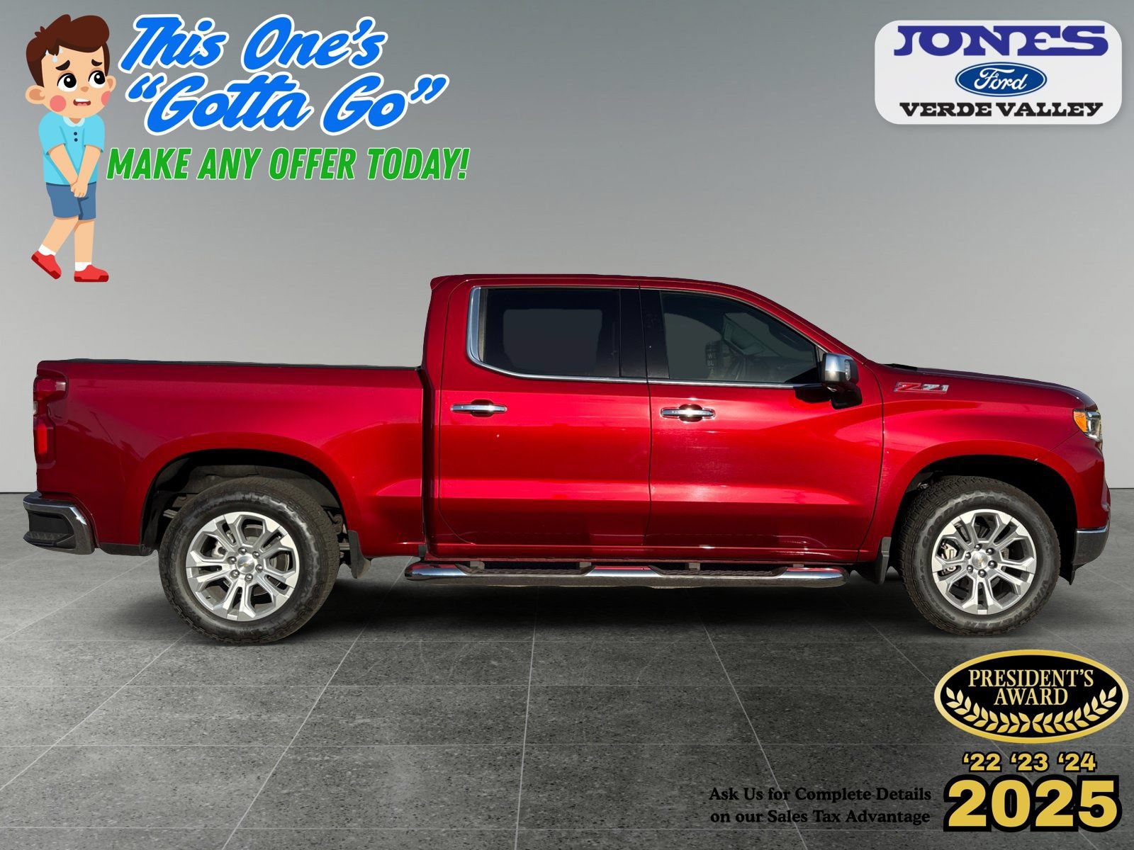 Used 2025 Chevrolet Silverado 1500 LTZ w/ Z71 Off-Road Package AWD/4WD image 8