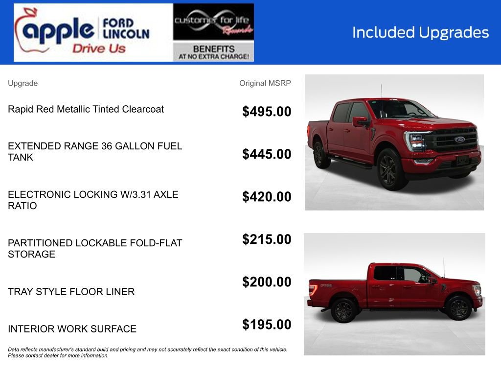 Certified 2023 Ford F150 Lariat w/ Equipment Group 502A High AWD/4WD image 5