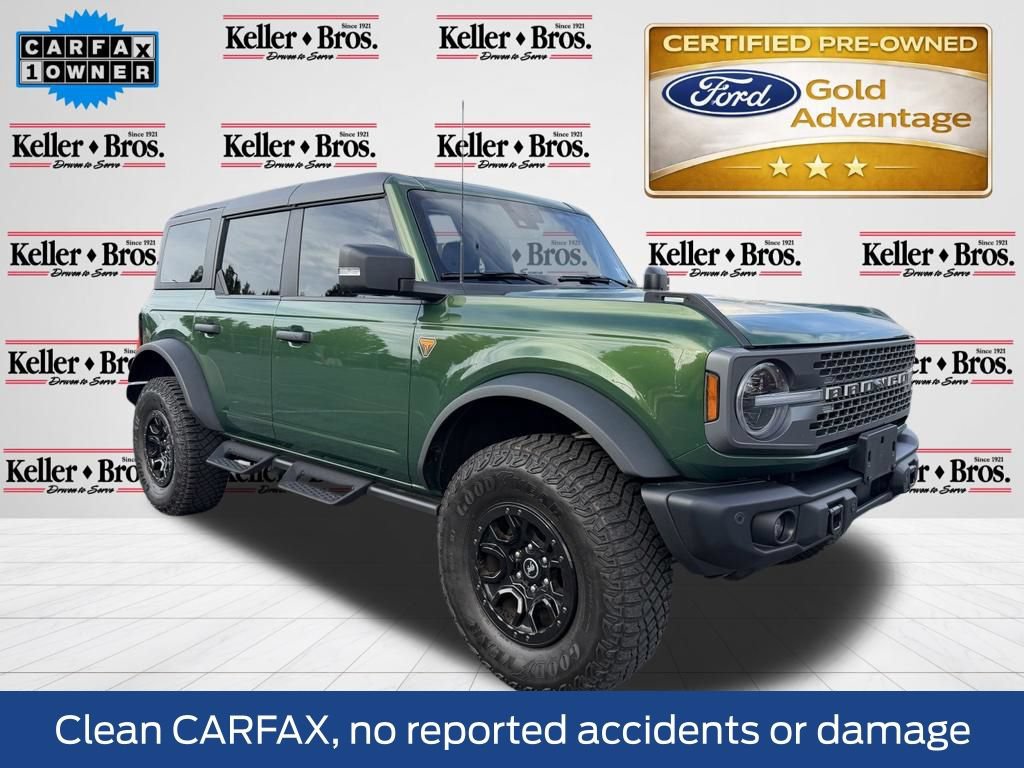 Certified 2023 Ford Bronco Badlands w/ Sasquatch Package AWD/4WD image 1