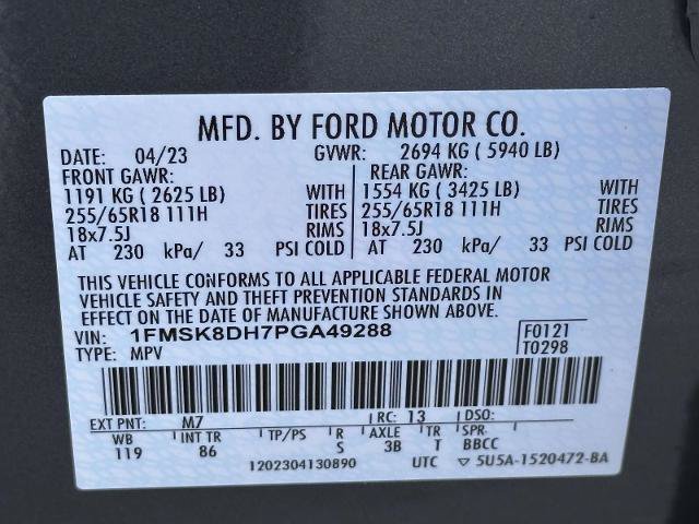 Certified 2023 Ford Explorer XLT w/ Class IV Trailer Tow Package AWD/4WD image 31