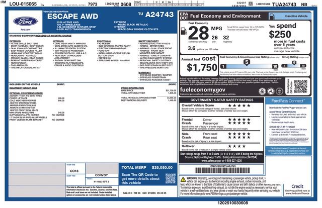 Certified 2026 Ford Escape Active w/ Cold Weather Package AWD/4WD image 9
