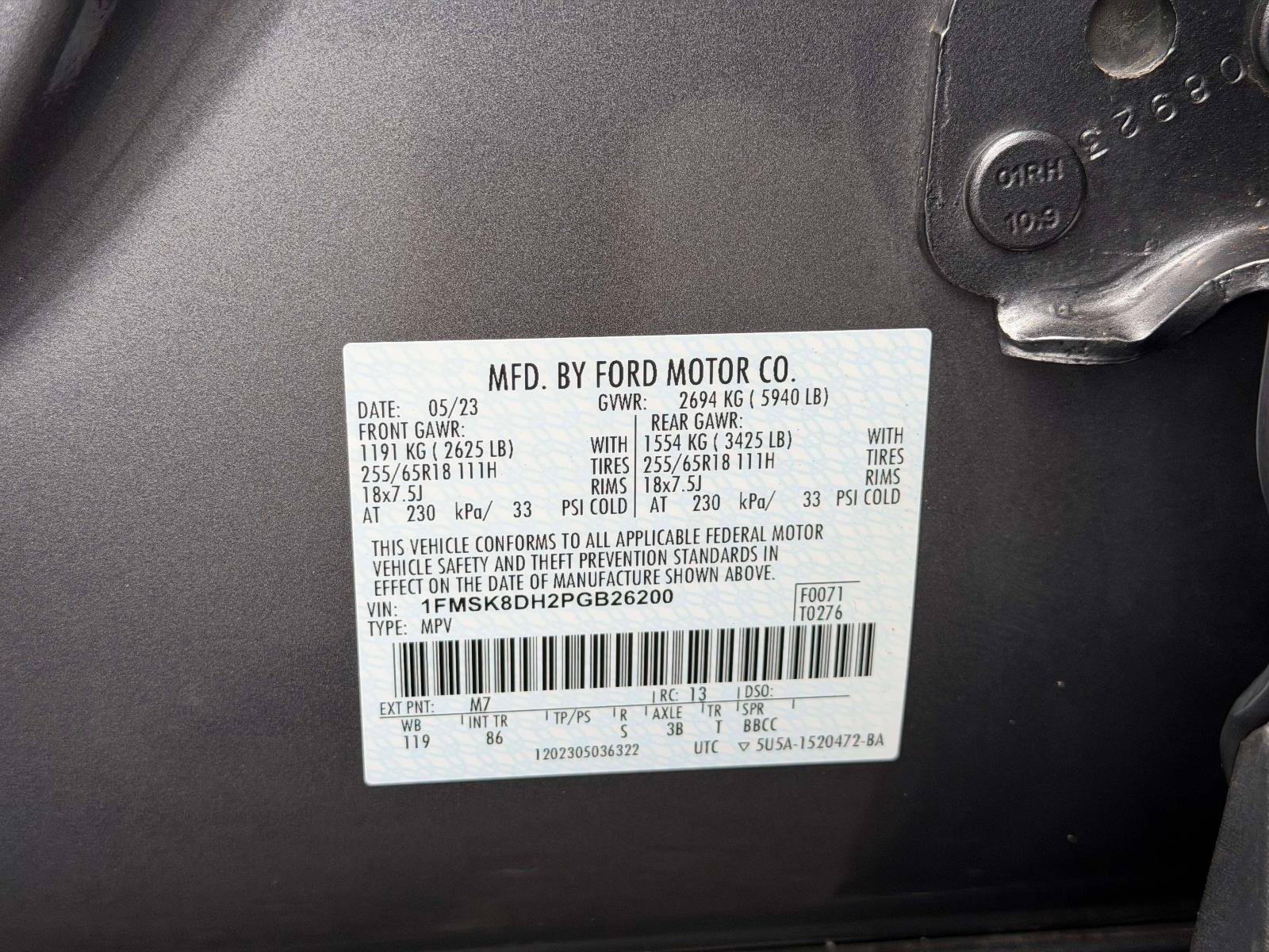Certified 2023 Ford Explorer XLT AWD/4WD image 21