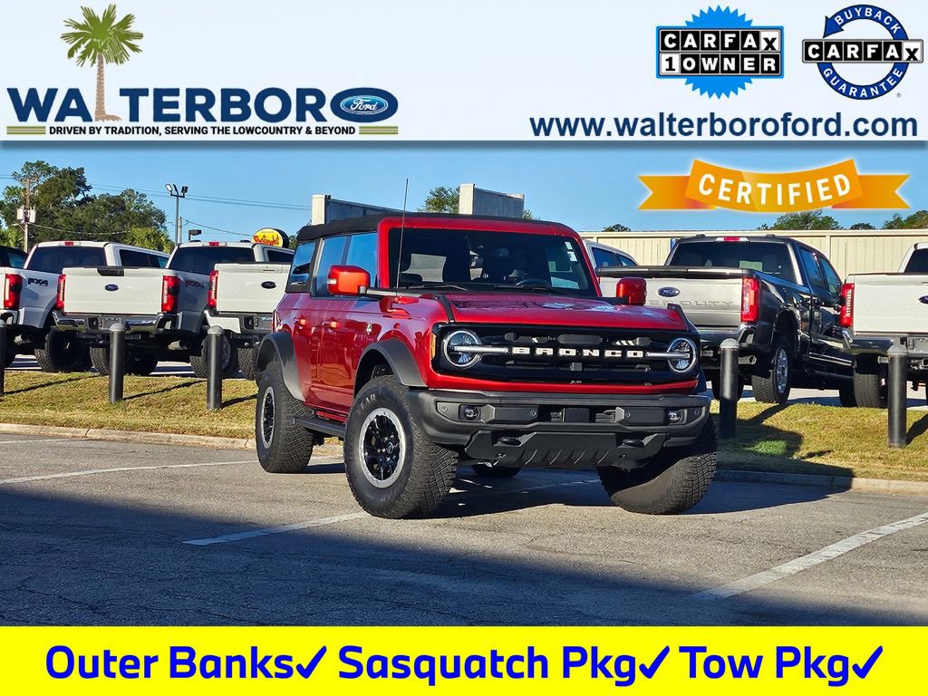 Certified 2022 Ford Bronco Outer Banks w/ Sasquatch Package