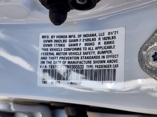 Used 2021 Honda Civic EX-L image 35