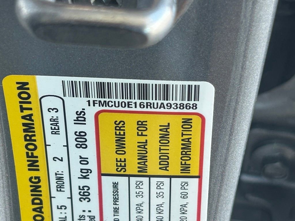 Certified 2024 Ford Escape SE w/ PHEV Premium Package FWD image 46