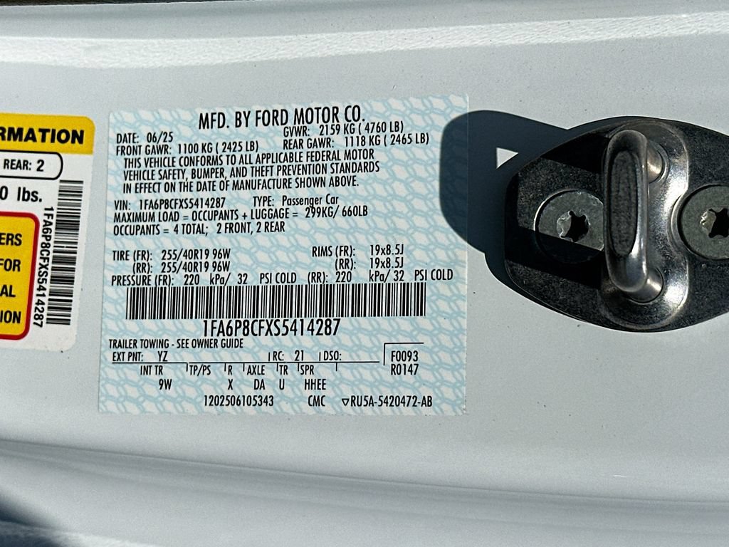 Certified 2025 Ford Mustang GT Premium RWD image 26