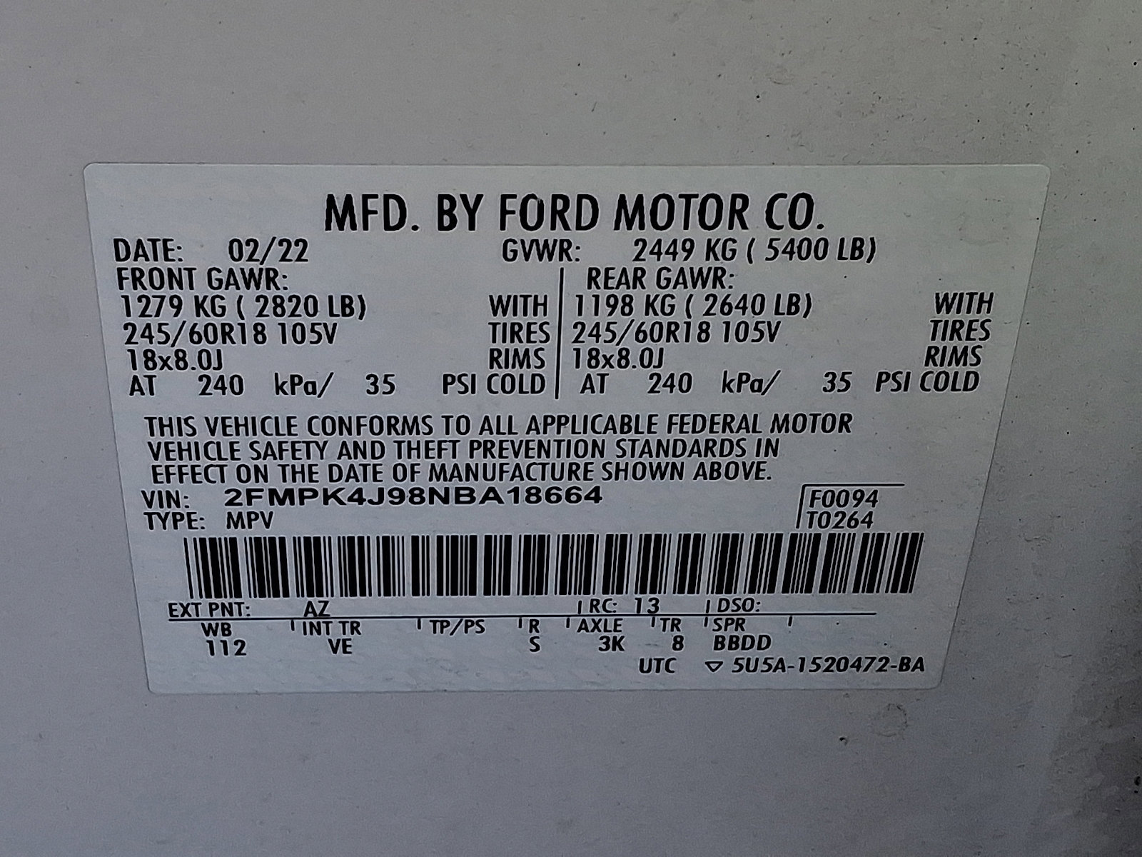 Certified 2022 Ford Edge SEL w/ Convenience Package image 27