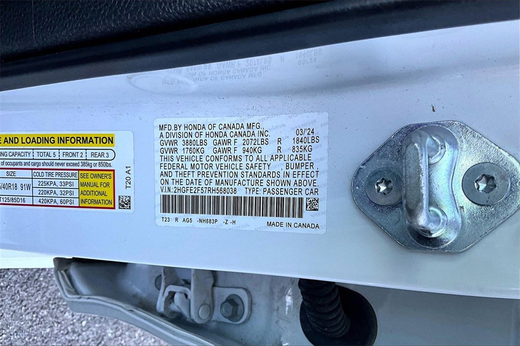 Used 2024 Honda Civic Sport image 31