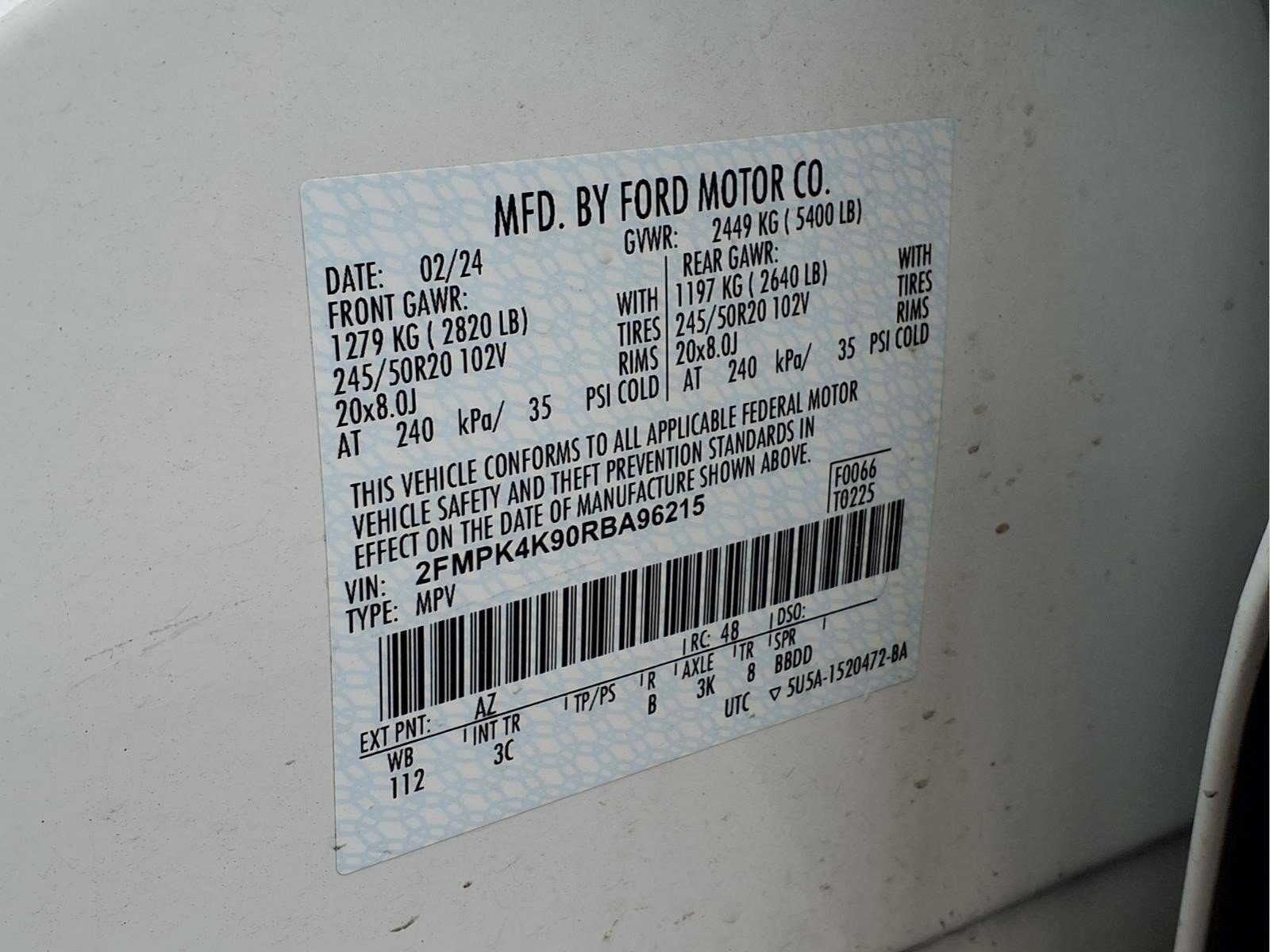 Certified 2024 Ford Edge Titanium AWD/4WD image 16