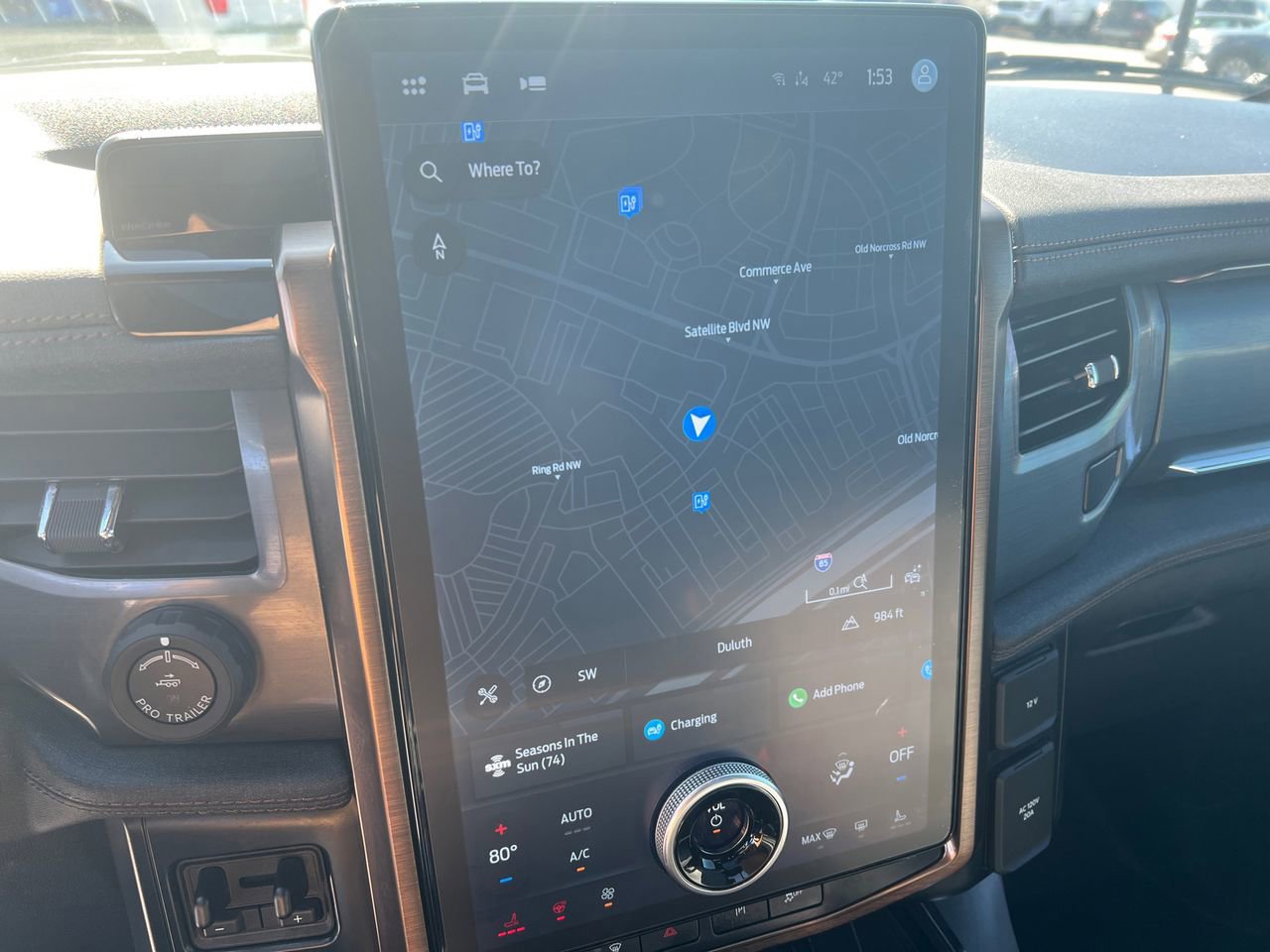 Certified 2023 Ford F150 Lightning Lariat w/ Equipment Group 511A High image 32