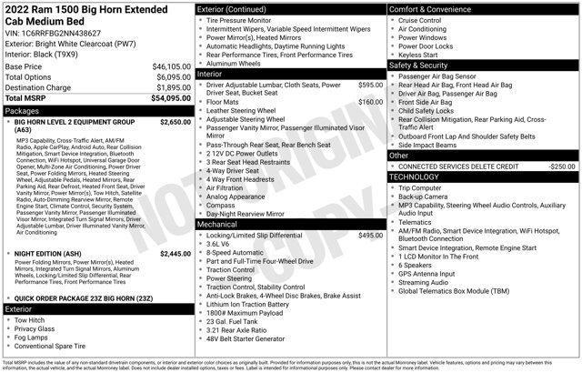 Used 2022 RAM 1500 Big Horn AWD/4WD image 35