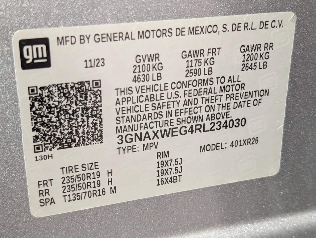 Used 2024 Chevrolet Equinox RS w/ RS Leather Package AWD/4WD image 28