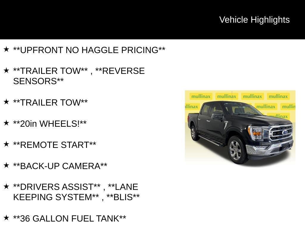 Certified 2023 Ford F150 XLT w/ Equipment Group 302A High image 8