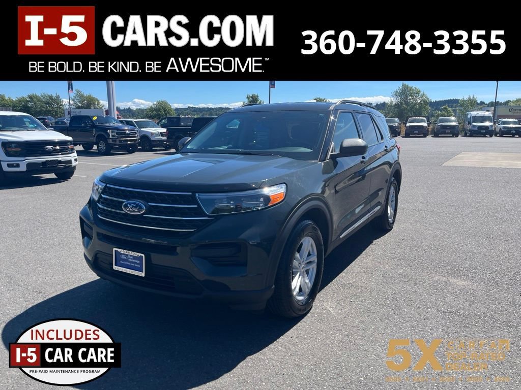 Certified 2022 Ford Explorer XLT w/ Class IV Trailer Tow Package AWD/4WD 360° Tour