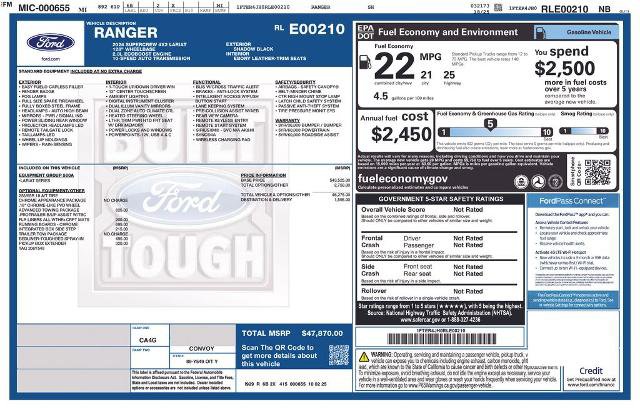 Certified 2024 Ford Ranger Lariat w/ Advanced Towing Package image 7