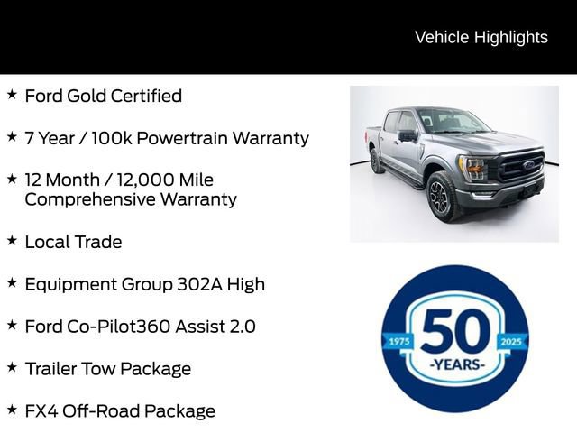 Certified 2021 Ford F150 XLT w/ Equipment Group 302A High image 12