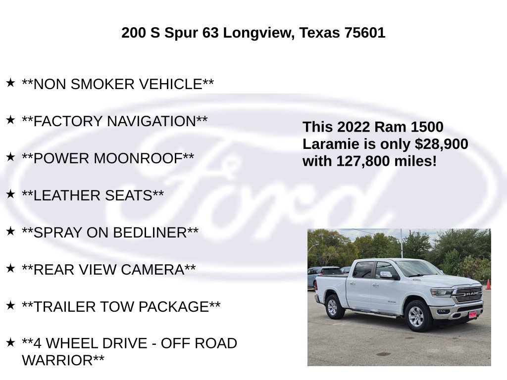Used 2022 RAM 1500 Laramie AWD/4WD image 5