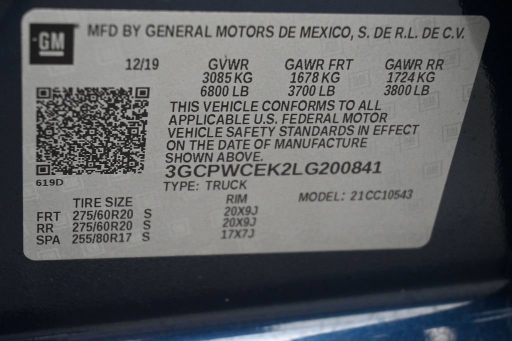 Used 2020 Chevrolet Silverado 1500 LT w/ Texas Edition RWD image 20