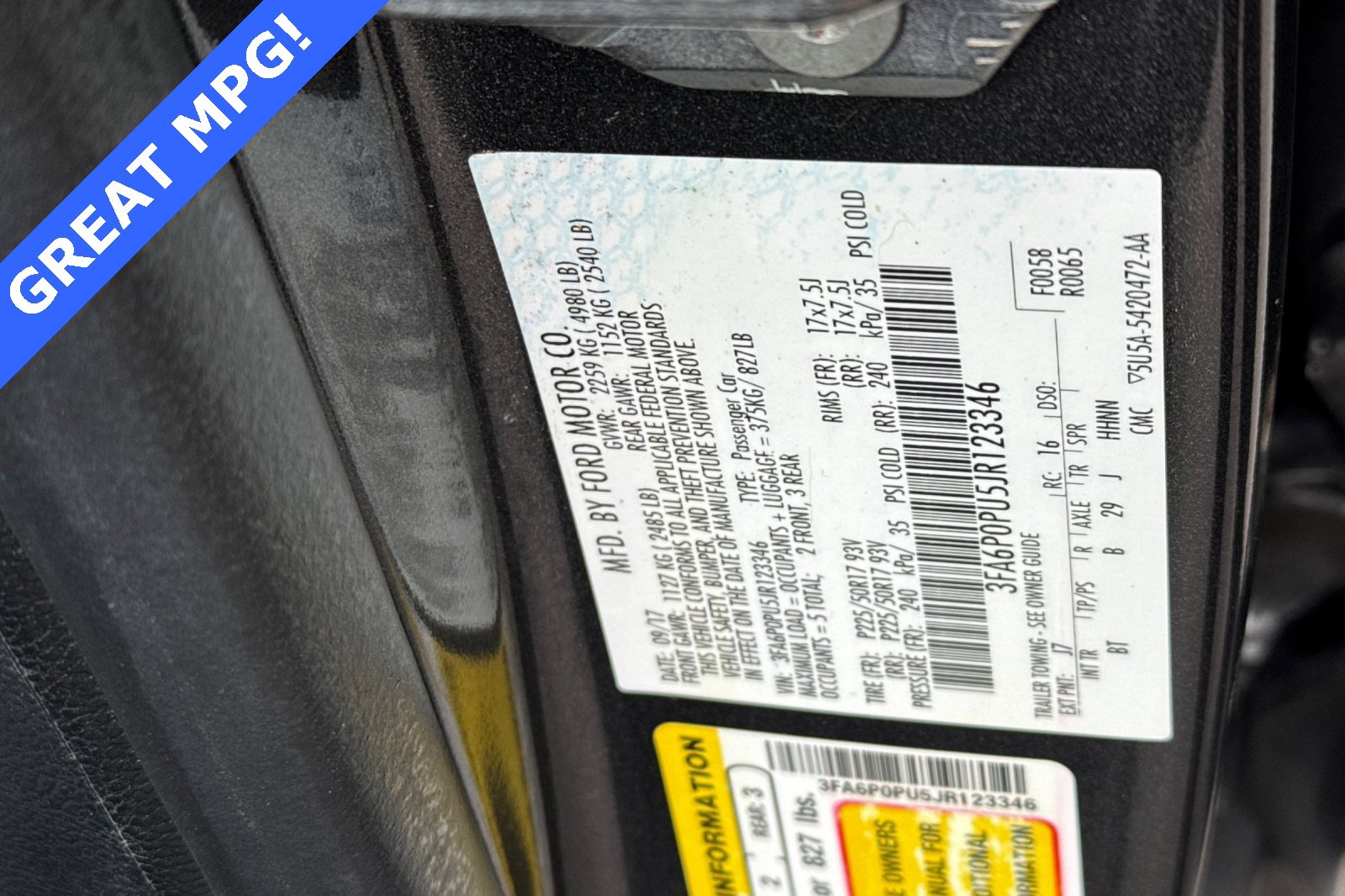 Certified 2018 Ford Fusion Energi SE image 28